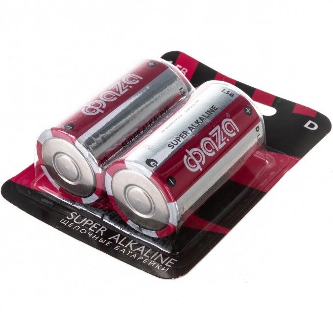 Алкалиновые элементы питания JAZZWAY ФАZА LR20 Super Alkaline BL-2 2858535