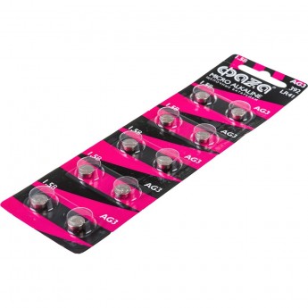 Марганцево-цинковые часовые элементы питания JAZZWAY ФАZА AG 3 LR 41 BL-10