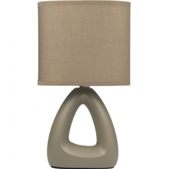 Светильник настольный JAZZWAY 5062283 JH2-01-gn E14 IP20 170х100х300мм керамика; ткань; PVC-пластик